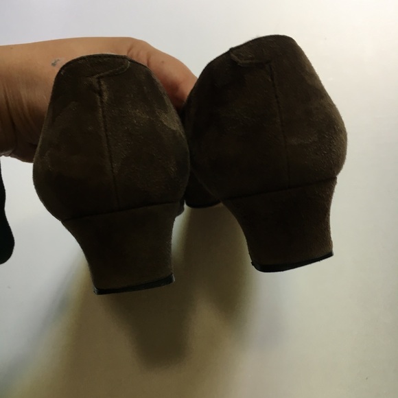 • adorable vintage pappagallo tie front shoes • - Picture 4 of 7